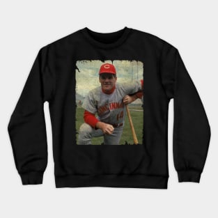 Pete Rose in Cincinnati Reds, 1963 Crewneck Sweatshirt